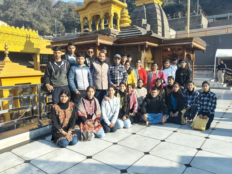 Education Tour Visit Bagla Mukhi Mandir Bankhandi
