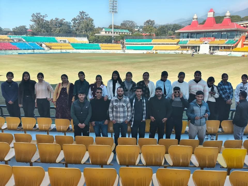 Education Tour Visit Cricket Stadium Dharamshala